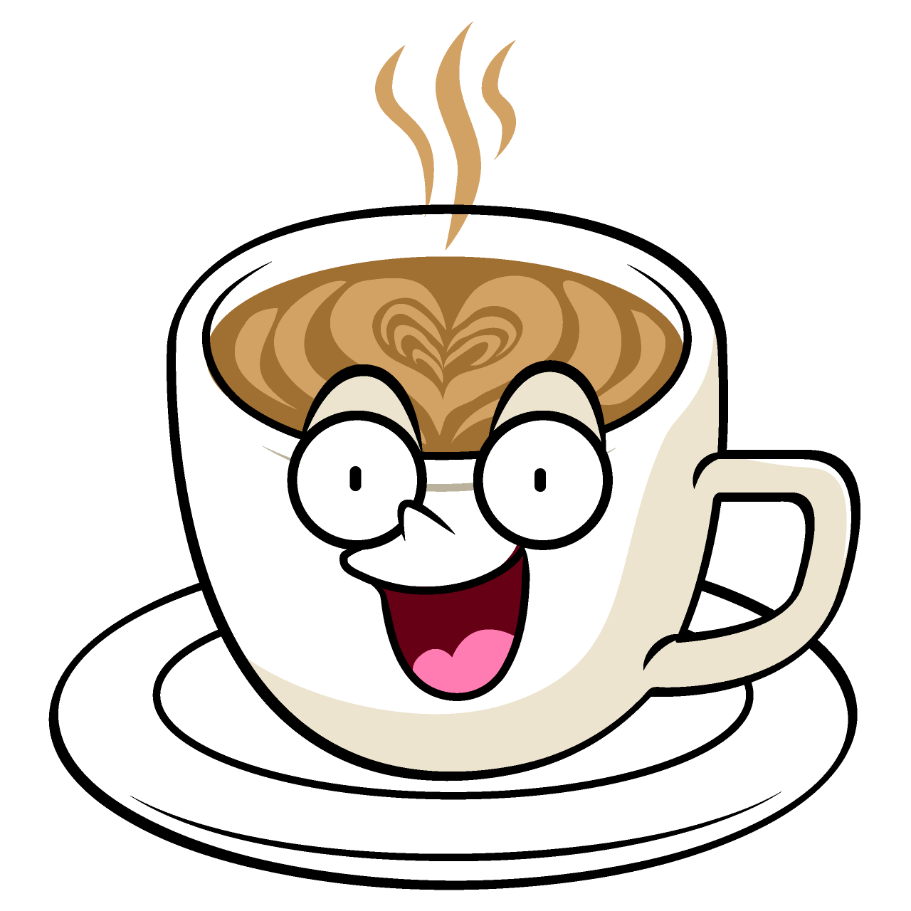 Surprised Cafe Latte
