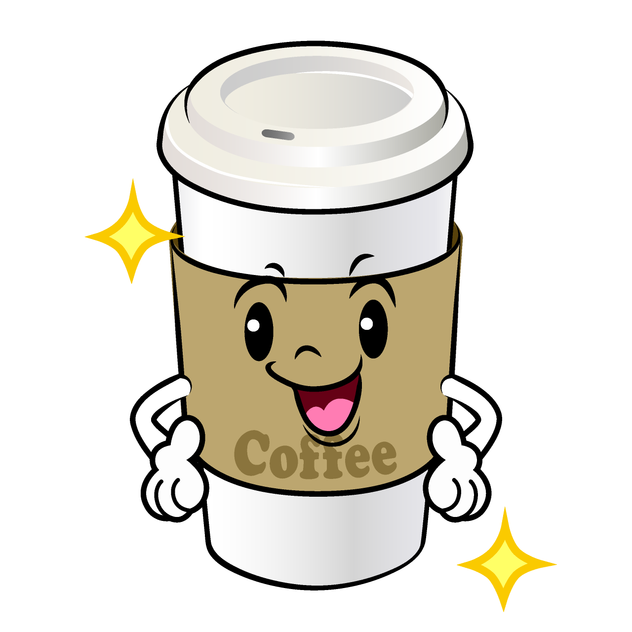 Sparkling Paper Cup Coffee