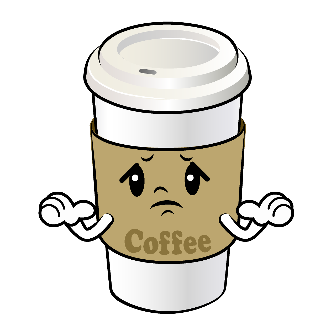Troubled Paper Cup Coffee