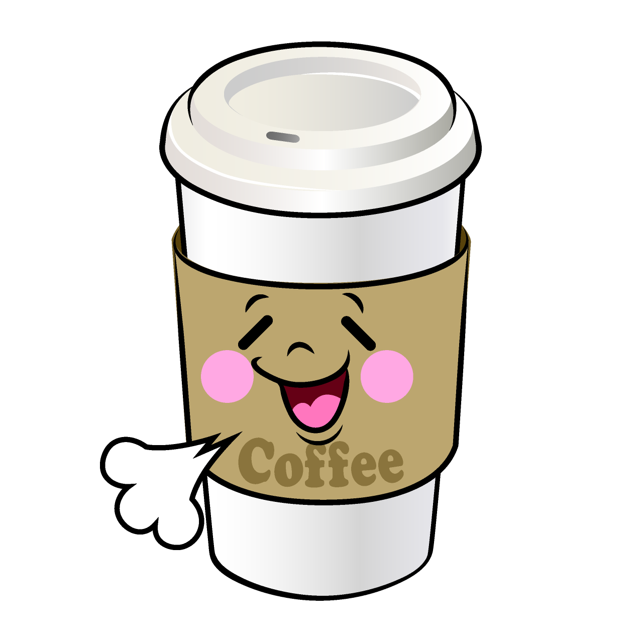 Relaxing Paper Cup Coffee
