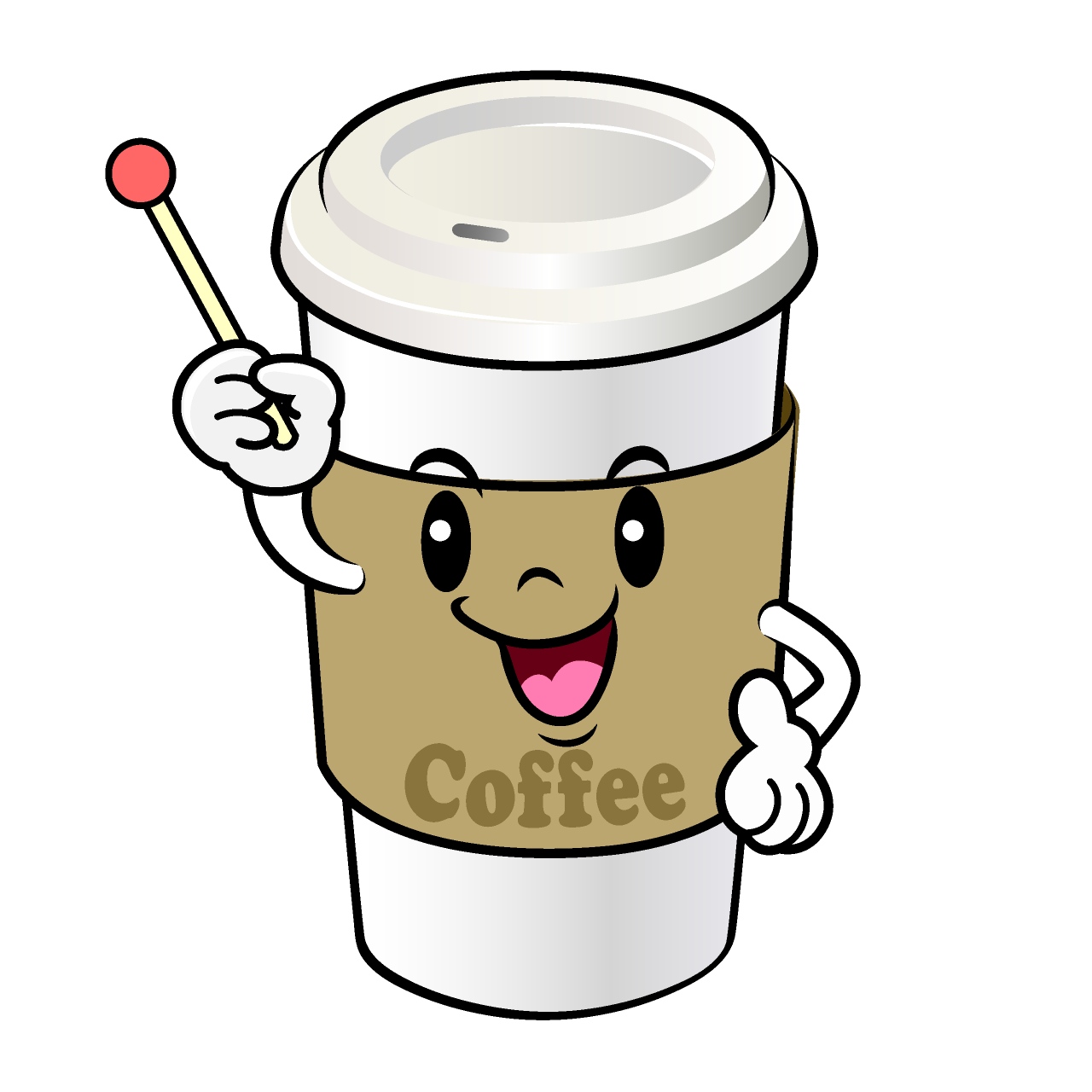 Speaking Paper Cup Coffee