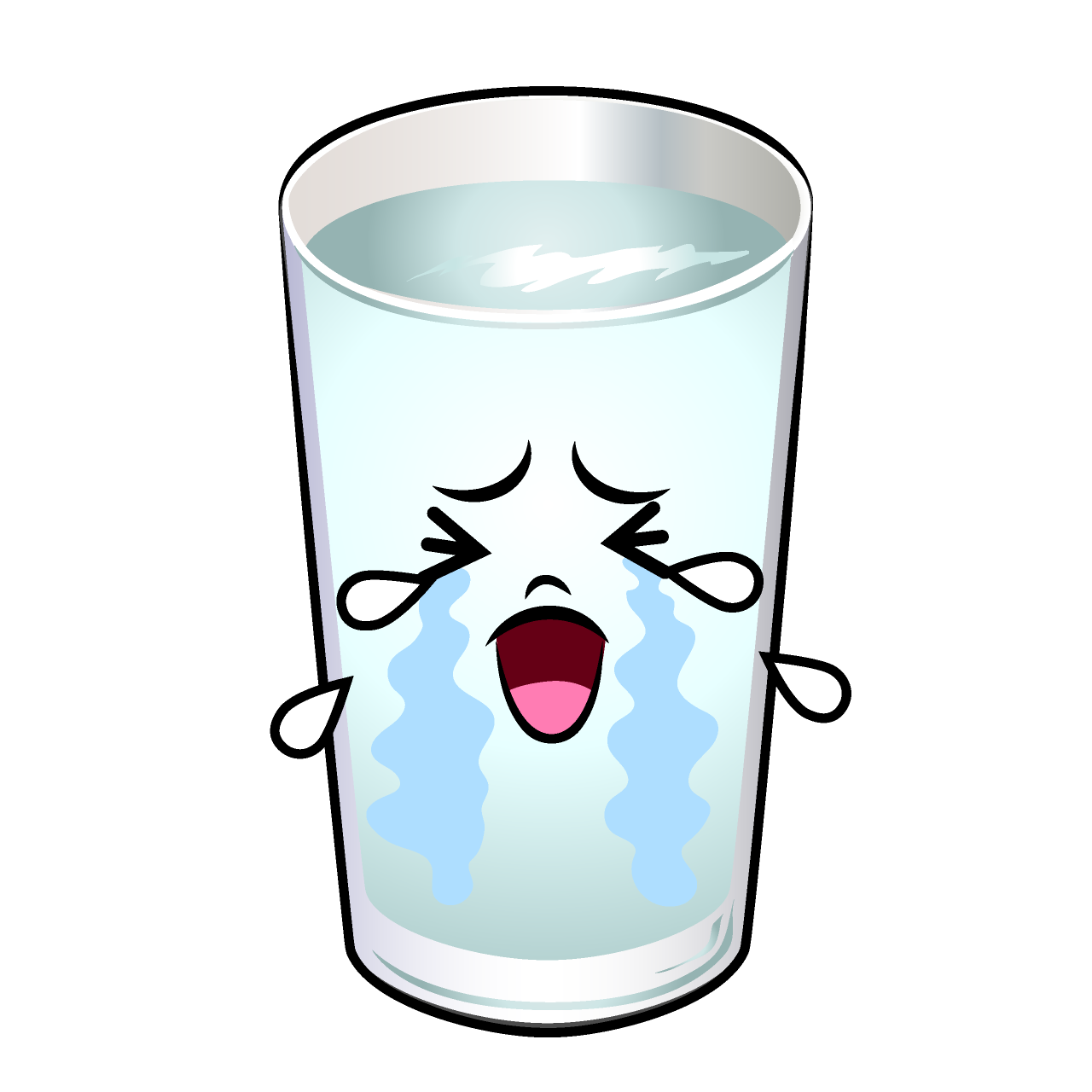 Crying Water Glass