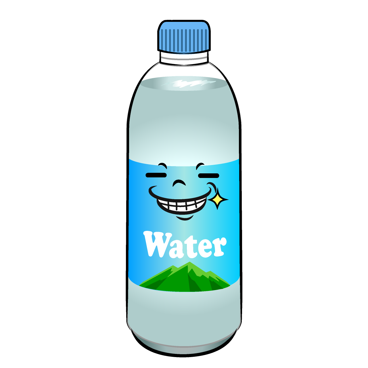 Grinning Mineral Water