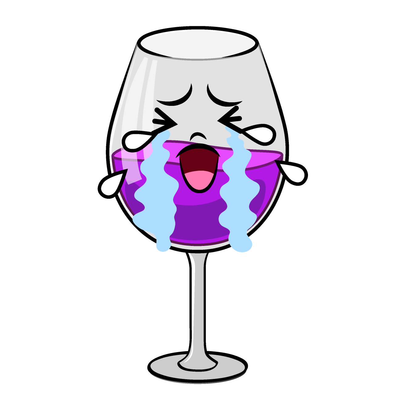 Crying Wine Glass