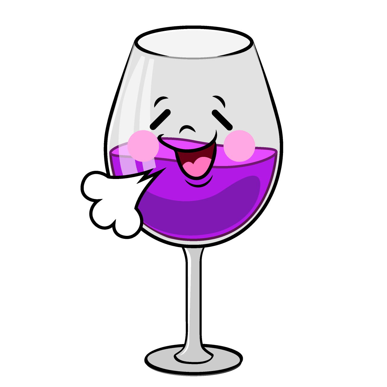 Relaxing Wine Glass