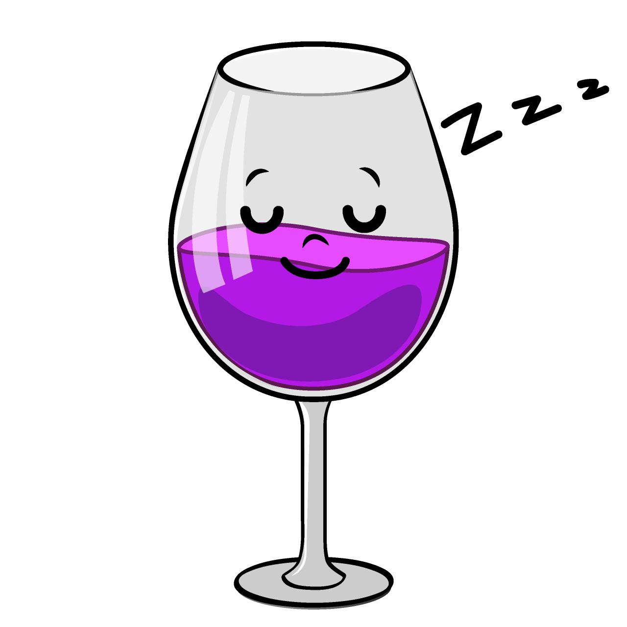 Sleeping Wine Glass