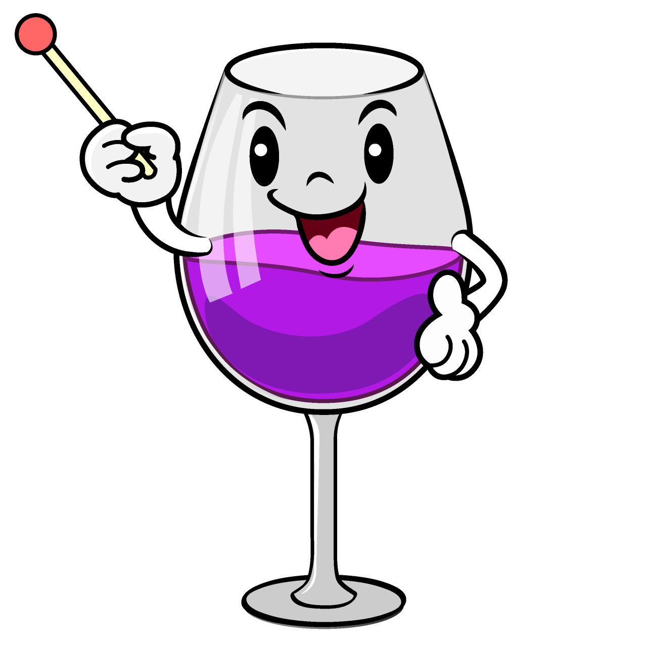 Speaking Wine Glass
