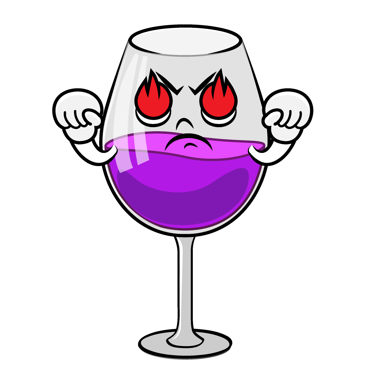 Passionate Wine Glass
