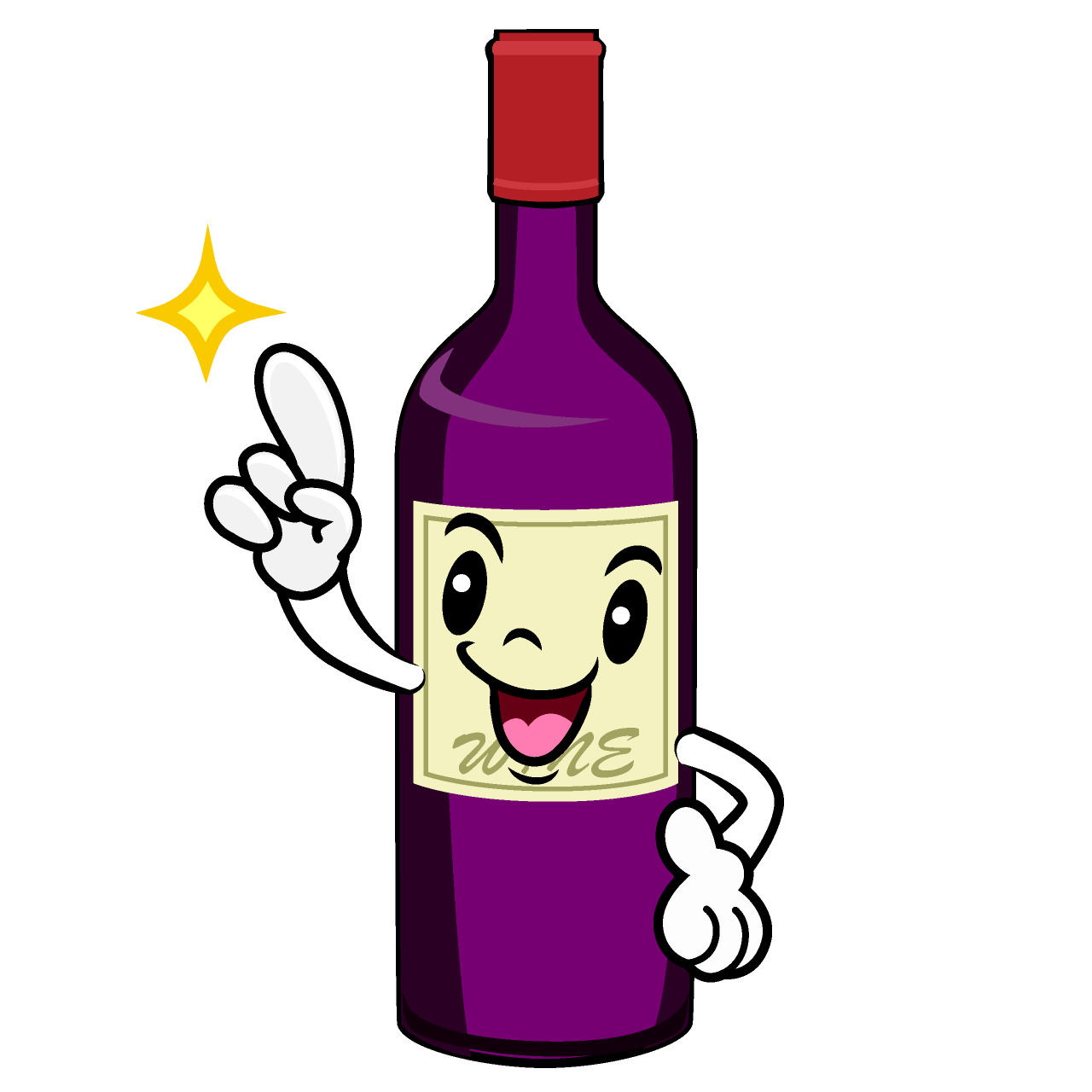 Wine Bottle Pointing