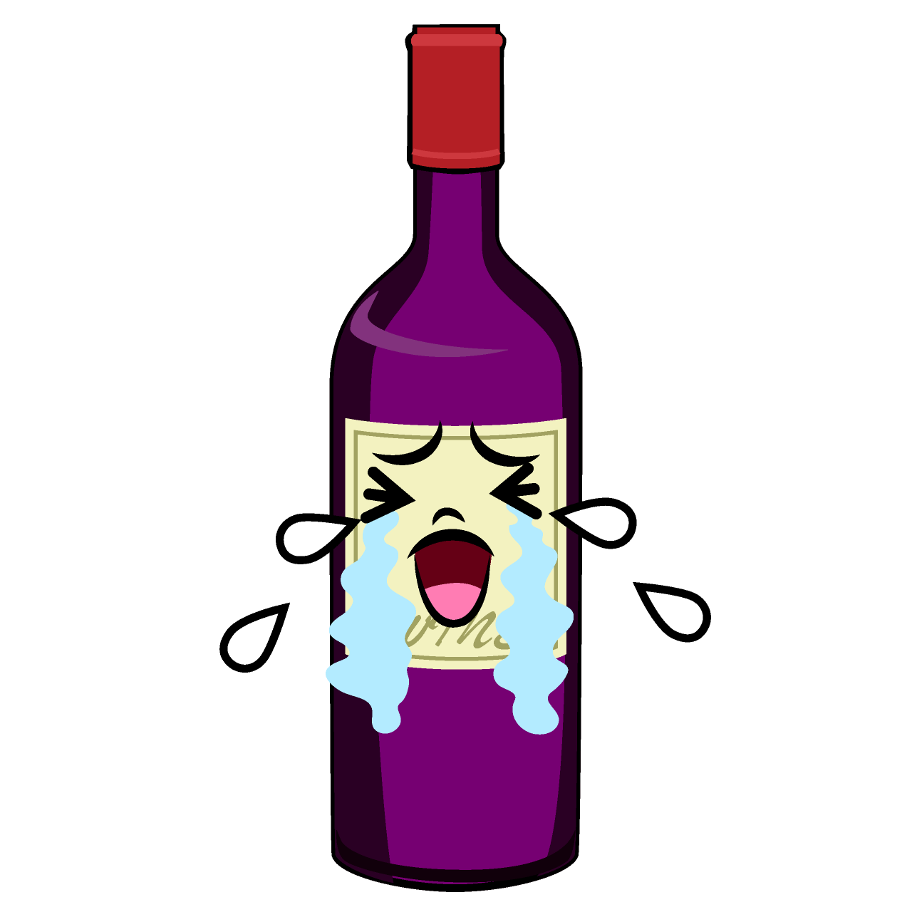 Crying Wine Bottle