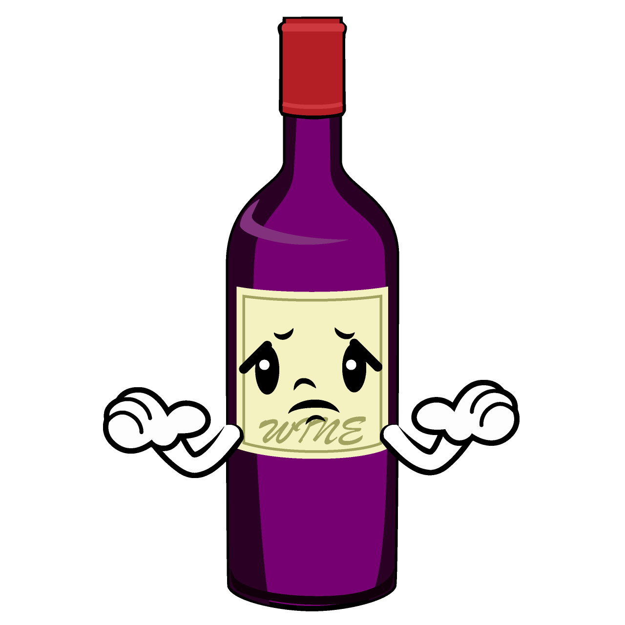 Troubled Wine Bottle