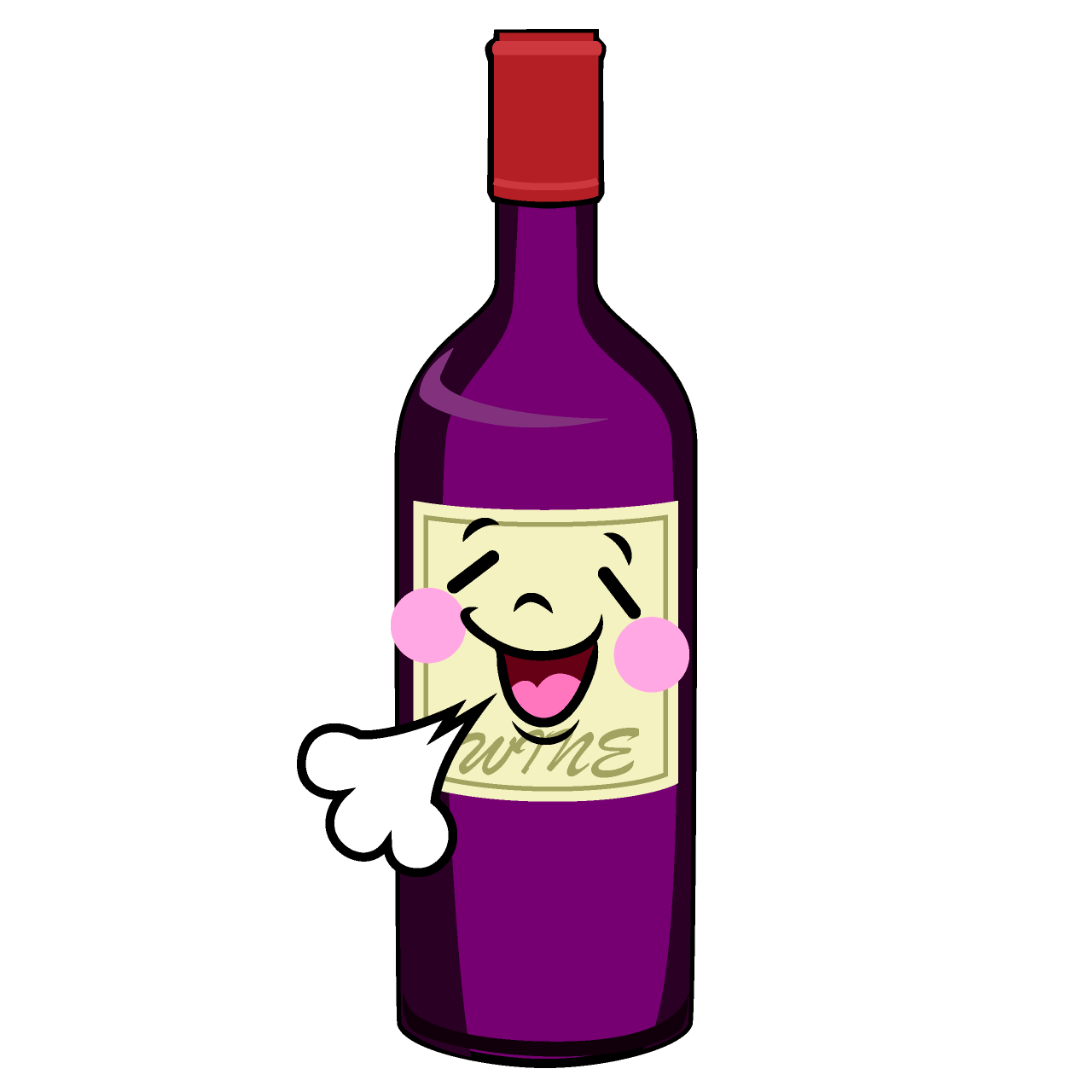 Relaxing Wine Bottle