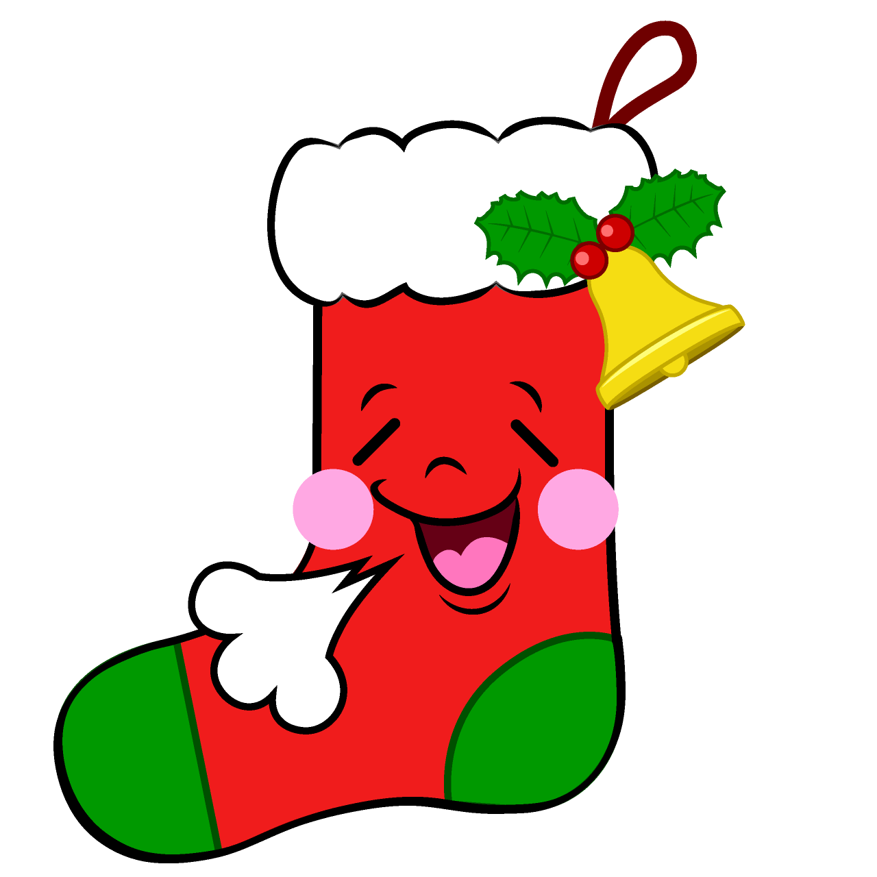 リラックスするクリスマス靴下