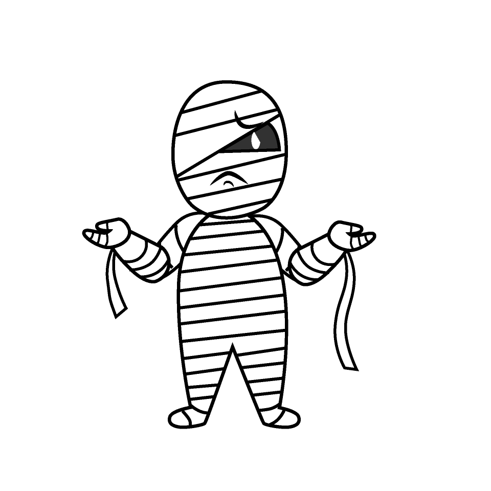 困るミイラ男