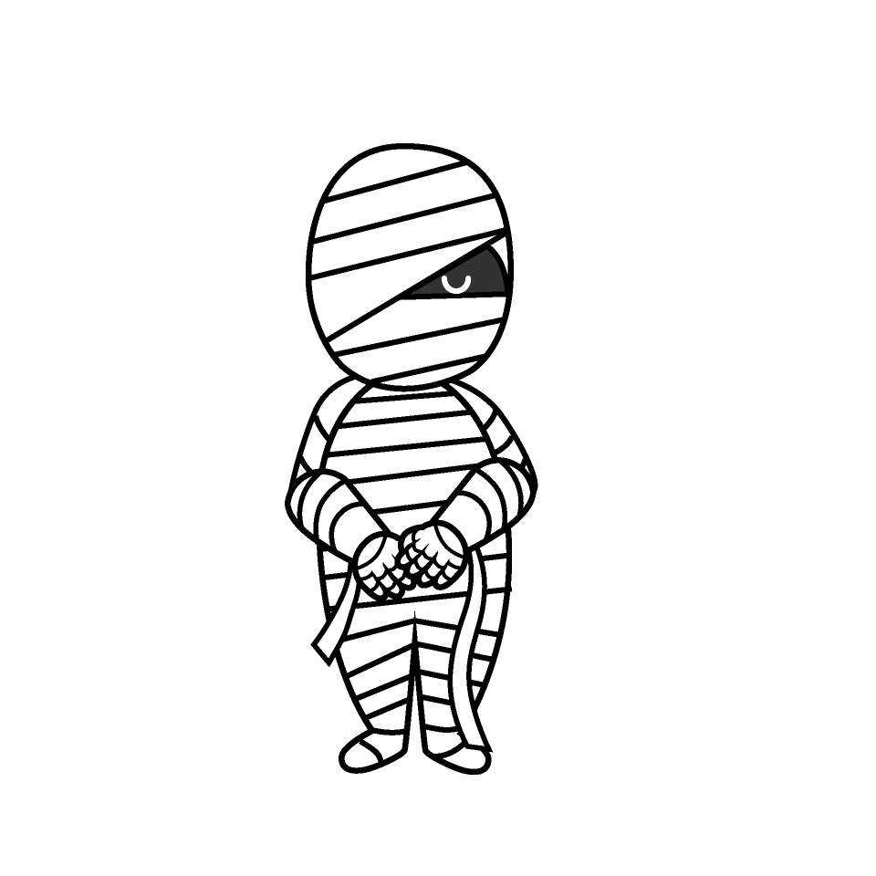 かっこいいミイラ男