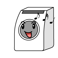 歌うドラム式洗濯機