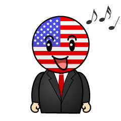 歌うアメリカ人