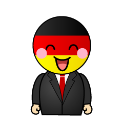 笑顔のドイツ人