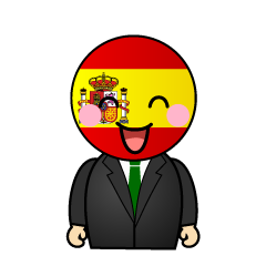 笑顔のスペイン人