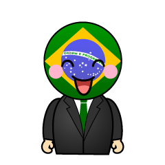 笑顔のブラジル人