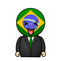 笑うブラジル人