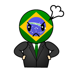 怒るブラジル人