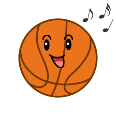 歌うバスケットボール