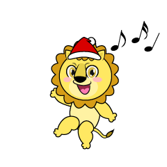 クリスマスのライオン