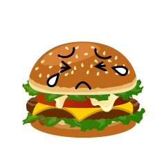 泣くハンバーガー