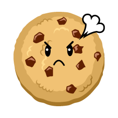怒るクッキー