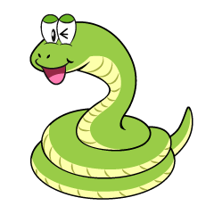 笑うヘビ