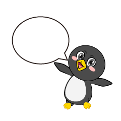 話すペンギン