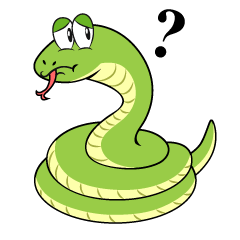 考えるヘビ