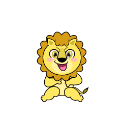 笑うライオン