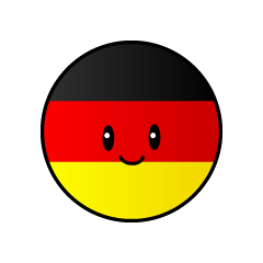 ドイツ国旗（丸型）