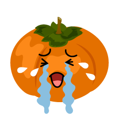泣く柿