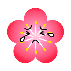 かわいい梅の花の無料キャラクターイラスト素材集 Illustcute
