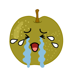 泣く梨