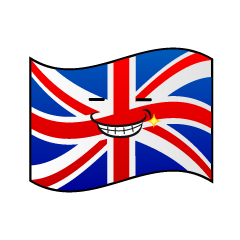 ニヤリのイギリス国旗