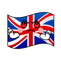 熱意のイギリス国旗