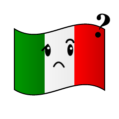 考えるイタリア国旗