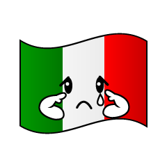 悲しいイタリア国旗