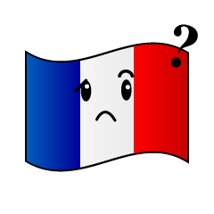 考えるフランス国旗