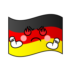 熱意のドイツ国旗