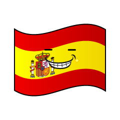 ニヤリのスペイン国旗