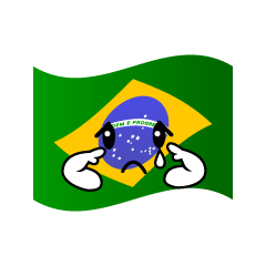 悲しいブラジル国旗