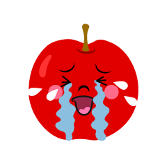 泣くリンゴ