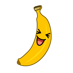 笑うバナナ