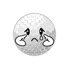 悲しいゴルフボール