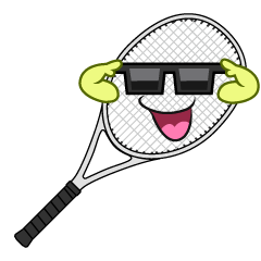 かっこいいテニスラケット